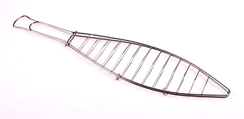 Edelstahl Fischbräter Grill-Fischklammer...