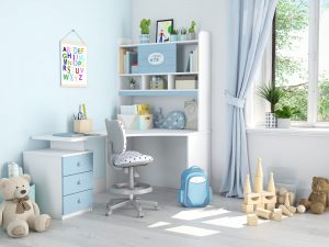 Kleinen Arbeitsplatz für Kinder einrichten