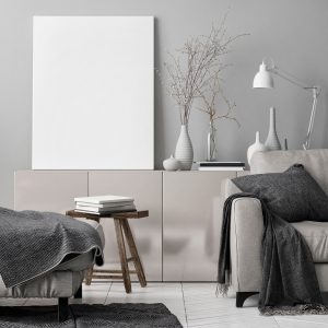 Sind schwarz und weiß Farben im Sideboard