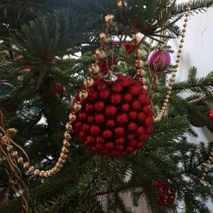 Adventskalender DIY Weihnachtskugel Upcycling