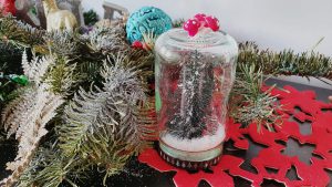 diynachten schneekugel