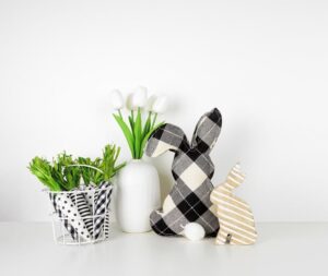Osterdeko für Puristen - Freude ist nicht immer bunt
