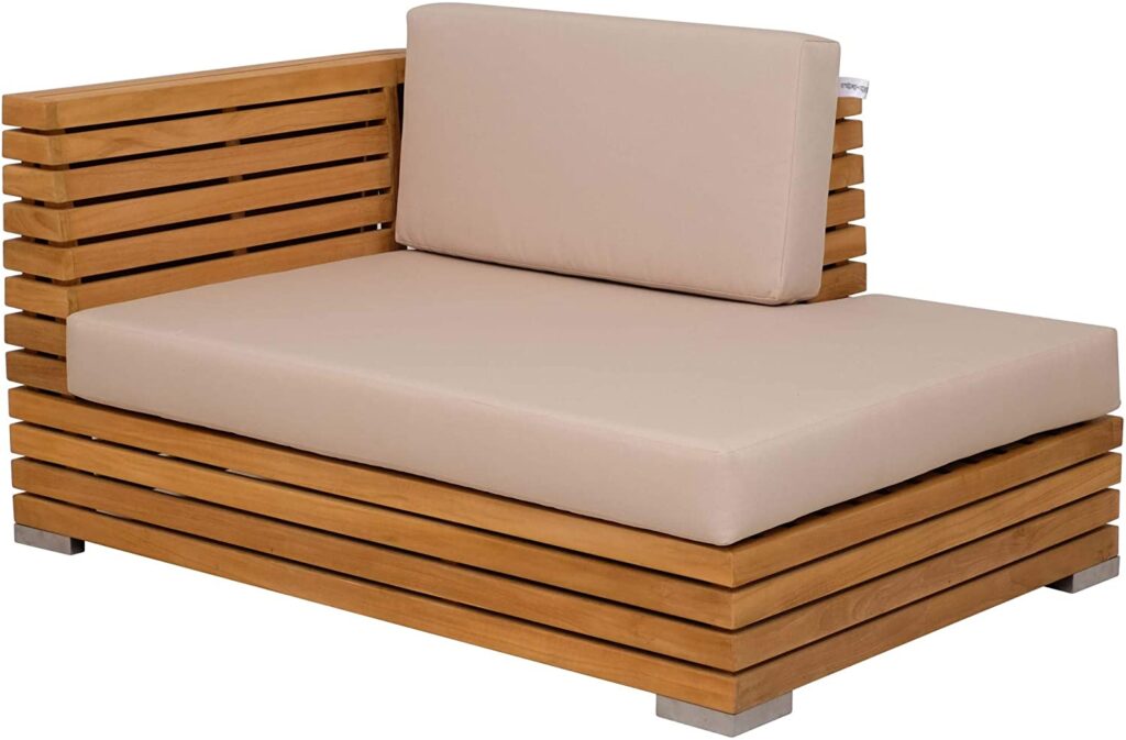 Teako Design Outdoor Ecksofa Picardie