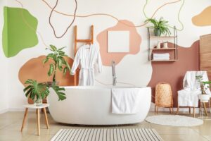 Badezimmer Tapete Galerie1