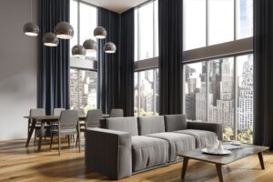 Wohnzimmer in grau Vorschau