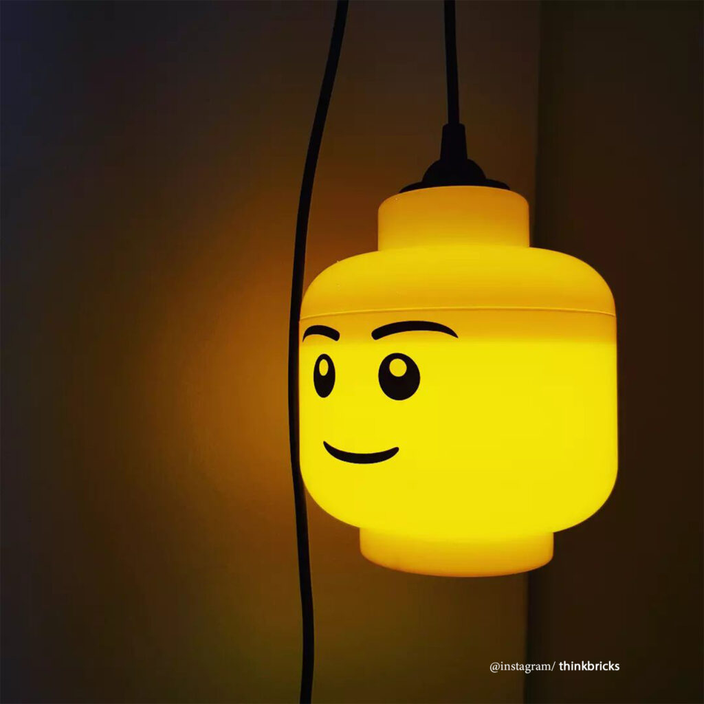 lego kopf lampe