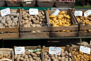 Kartoffel des Jahres - Angebot auf dem Kartoffelbauernmarkt