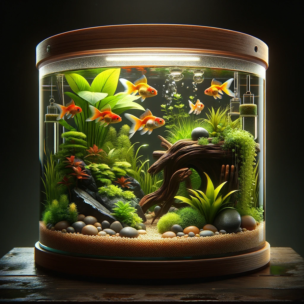 Aquatektur: Aquarium Design für Goldfische