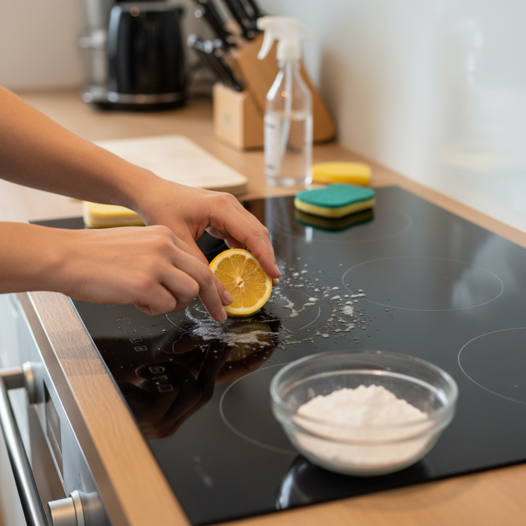 Effektive Reinigung von Glaskeramik-Kochfeldern mit einfachen Mitteln