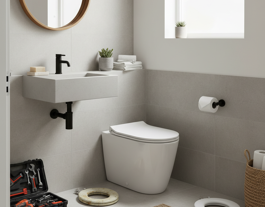 Gestaltungsideen für das Gäste-WC: Modernisieren leicht gemacht